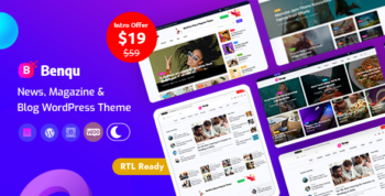 Benqu - News Magazine WordPress Theme 1.1.3