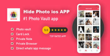 Hide Photo - Gallery vault - iOS Swift App Source Code