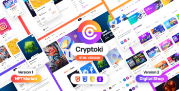 Cryptoki - HTML Template for NFT and Digital Marketplace