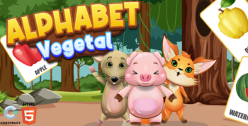 Alphabet Vegetal - HTML5 Game - Construct 3