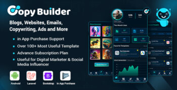 Copy Builder – AI Writing Assistant, AI Image Generator, and Content Creator as SaaS 2.0.1