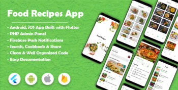 Food Recipes Flutter App (Android & iOS) 1.8