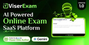 ViserExam - AI Powered Online Exam SaaS Platform